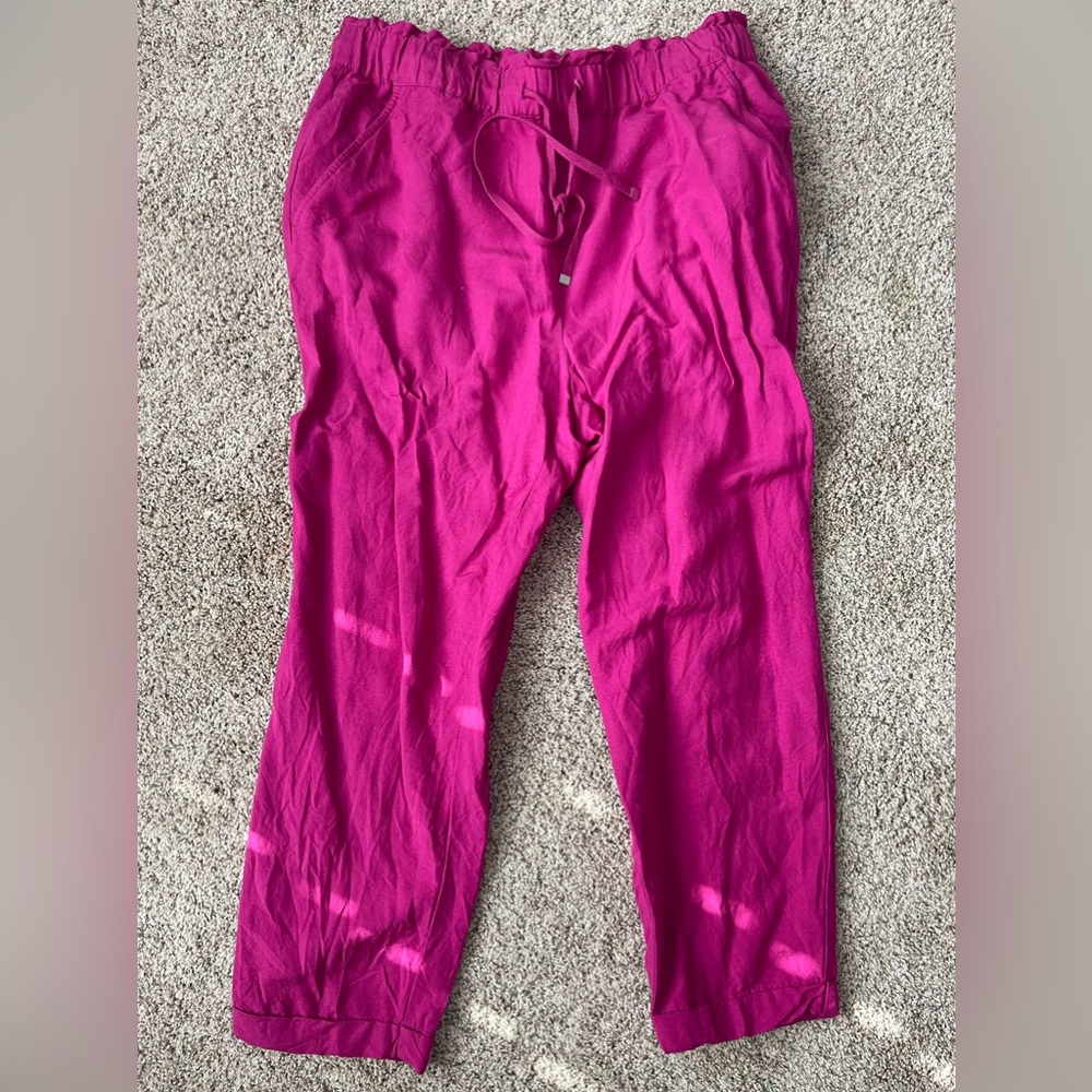 Loft fuschia pants- dress up or down!